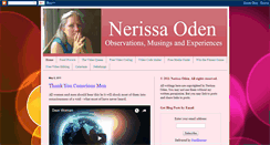 Desktop Screenshot of nerissaoden.blogspot.com