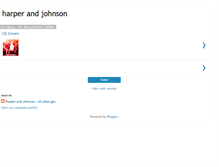 Tablet Screenshot of harperandjohnson.blogspot.com