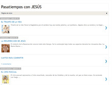 Tablet Screenshot of pasatiemposconjesus.blogspot.com