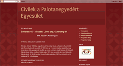 Desktop Screenshot of palotanegyedert.blogspot.com