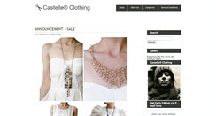 Desktop Screenshot of castelle-clothing.blogspot.com