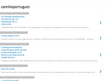 Tablet Screenshot of caminoportugues2010.blogspot.com