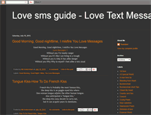 Tablet Screenshot of lovesmsguide.blogspot.com