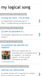 Mobile Screenshot of mylogicalsong.blogspot.com