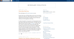 Desktop Screenshot of burnabypolitics.blogspot.com