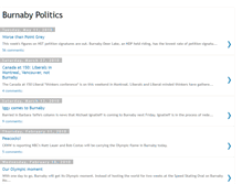 Tablet Screenshot of burnabypolitics.blogspot.com