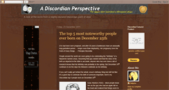 Desktop Screenshot of discordianperspective.blogspot.com