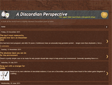 Tablet Screenshot of discordianperspective.blogspot.com