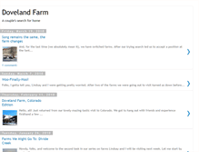 Tablet Screenshot of dovelandfarm.blogspot.com