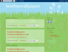 Tablet Screenshot of bestfreewallpapers.blogspot.com