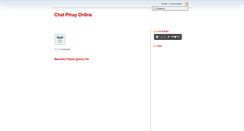 Desktop Screenshot of chat-pinays.blogspot.com