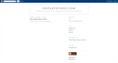 Desktop Screenshot of instantpundit.blogspot.com