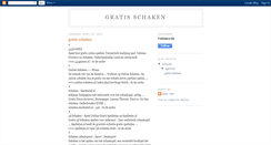 Desktop Screenshot of gr-atis-schaken.blogspot.com