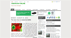 Desktop Screenshot of cibarusahonline.blogspot.com