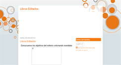 Desktop Screenshot of libroseditados.blogspot.com
