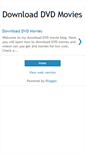 Mobile Screenshot of downloaddvdmovie.blogspot.com
