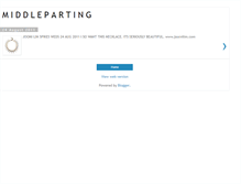 Tablet Screenshot of middleparting.blogspot.com