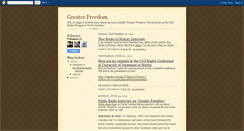 Desktop Screenshot of greaterfreedomnorthcarolina.blogspot.com