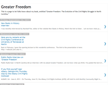 Tablet Screenshot of greaterfreedomnorthcarolina.blogspot.com