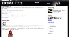 Desktop Screenshot of creandovicio.blogspot.com