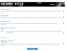 Tablet Screenshot of creandovicio.blogspot.com