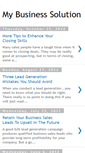 Mobile Screenshot of mybusinesssolution.blogspot.com
