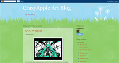 Desktop Screenshot of mcathwh-crazyappleartblog.blogspot.com