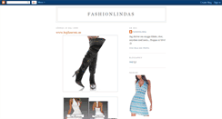 Desktop Screenshot of fashionlindas.blogspot.com