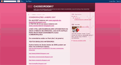 Desktop Screenshot of caoseordem17.blogspot.com