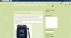 Desktop Screenshot of coolwatchesformen.blogspot.com