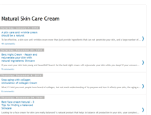 Tablet Screenshot of naturalskincarecream.blogspot.com