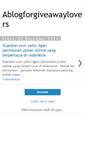 Mobile Screenshot of ablogforgiveawaylovers.blogspot.com
