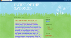 Desktop Screenshot of fatherofthenationbd.blogspot.com