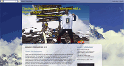 Desktop Screenshot of climbingmtkilimanjaro.blogspot.com