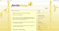 Desktop Screenshot of jbinderdesign.blogspot.com