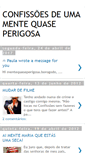 Mobile Screenshot of confissoesdeumamentequaseperigosa.blogspot.com