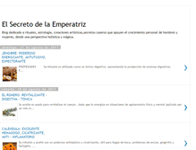 Tablet Screenshot of elsecretodelaemperatriz.blogspot.com