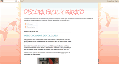 Desktop Screenshot of decorafacilybarato.blogspot.com