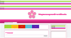 Desktop Screenshot of blogmensagensdiversificadas.blogspot.com