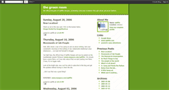 Desktop Screenshot of greenroomblog.blogspot.com