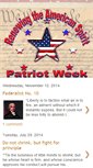Mobile Screenshot of patriotweek.blogspot.com