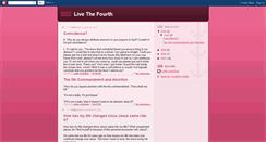 Desktop Screenshot of livethefourth.blogspot.com