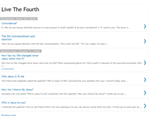 Tablet Screenshot of livethefourth.blogspot.com