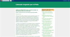 Desktop Screenshot of llamadourgenteporelpais.blogspot.com