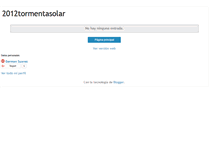 Tablet Screenshot of 2012tormentasolar.blogspot.com