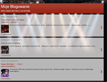 Tablet Screenshot of mojeblogowanie-michaelina.blogspot.com