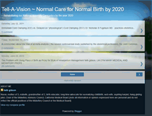 Tablet Screenshot of normal-birth.blogspot.com