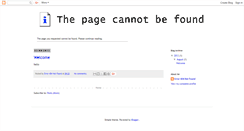 Desktop Screenshot of page-notfound.blogspot.com