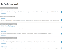Tablet Screenshot of dayssketchbook.blogspot.com