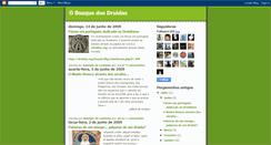 Desktop Screenshot of bosquedosdruidas.blogspot.com